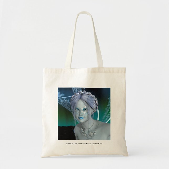 Fantasy Snow Fairy Tote Bag (Front)