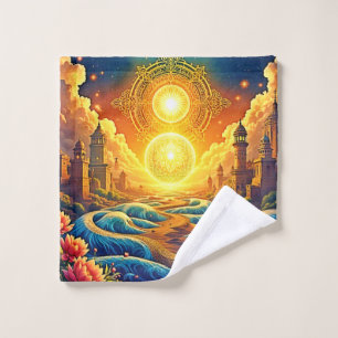 Fantasy Spiritual City Bath Towel Set