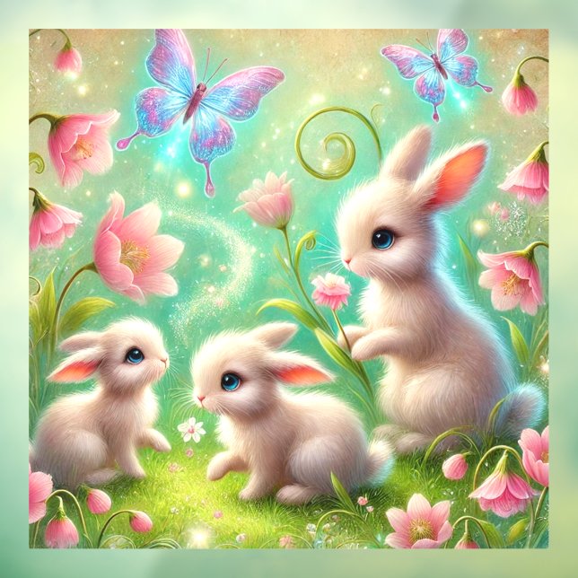 Fantasy Spring Bunny Garden (Sheet 3)