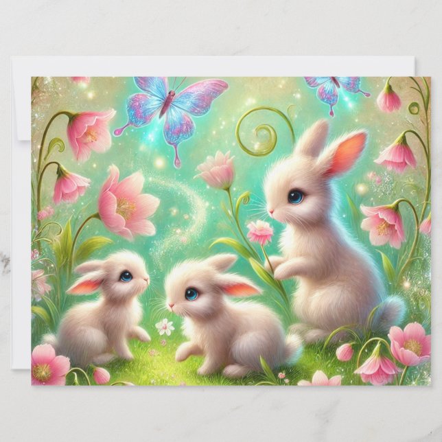 Fantasy Spring Bunny Garden (Back)