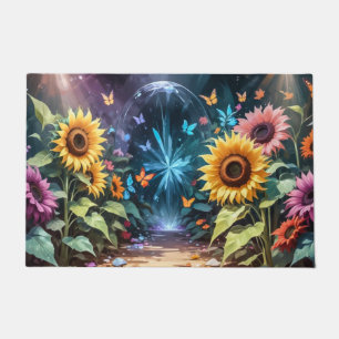 Fantasy Spring Garden Sunflower Rug
