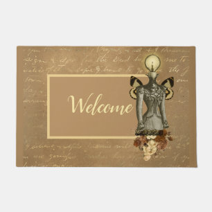 Fantasy Steampunk Bust  Doormat