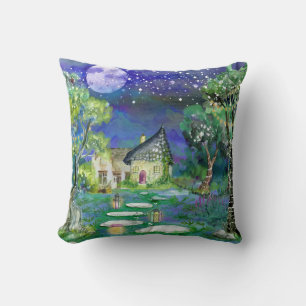 Fantasy Storybook Fairyland Landscape Image Cushion