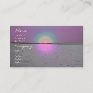 Fantasy Sunset - business card template