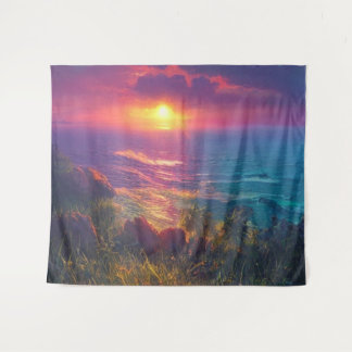 Fantasy Sunset Tapestry