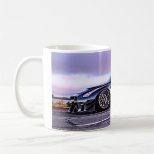 fantasy super sports car classic white coffee mug