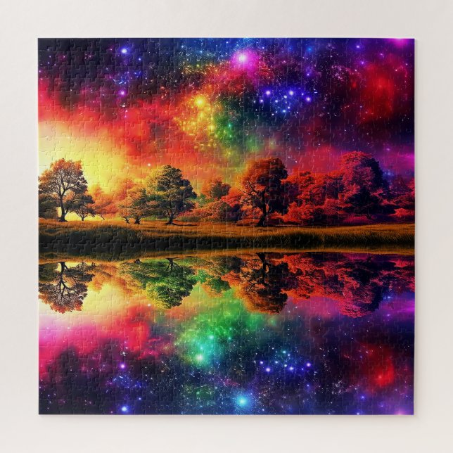 Fantasy Surreal Colourful Landscape  Jigsaw Puzzle (Vertical)