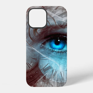 Fantasy surreal eye time clock iPhone 12 case