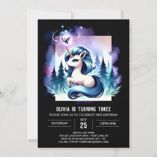 Fantasy Sweet Horse Birthday Invitation
