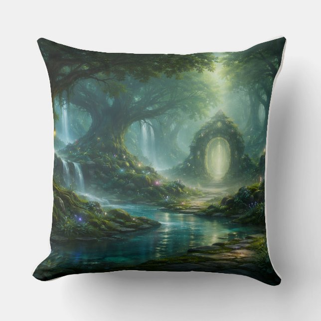 Fantasy-themed pillow (Front)