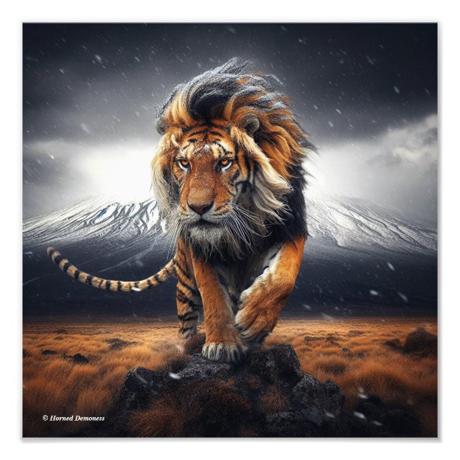 Fantasy tiger-lion poster (Front)