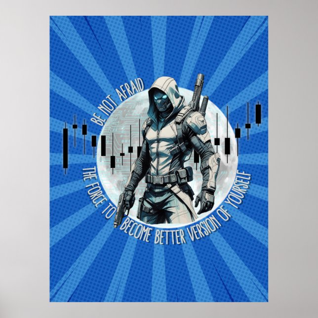 Fantasy trade design | Cyberpunk | Self growth Poster (Front)