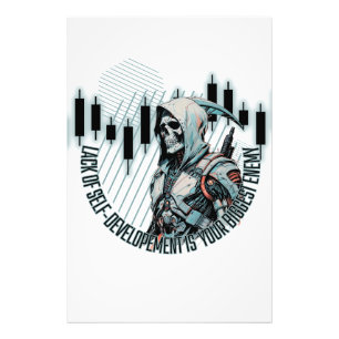 Fantasy Trade design   Motivation   Biggest Enemy Photo Print