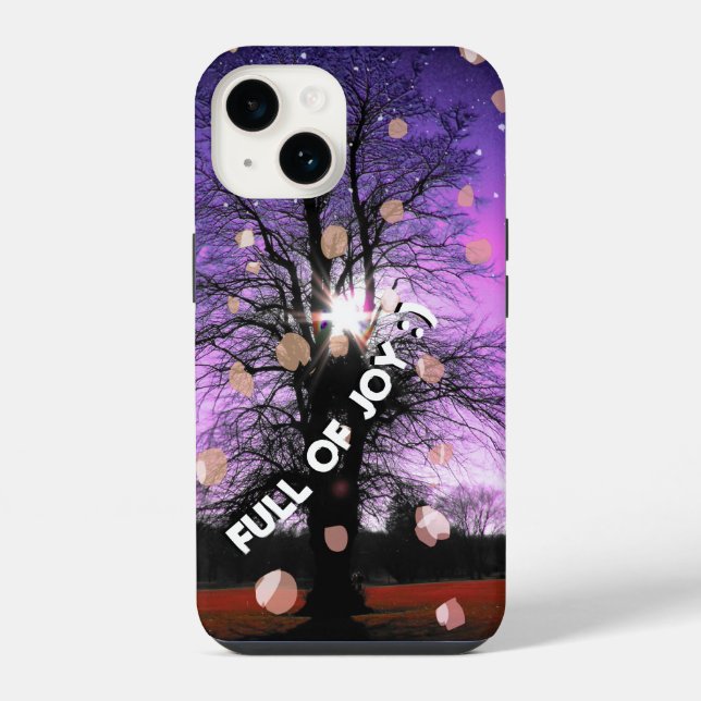 Fantasy Tree Full of Joy iPhone Case (Back)