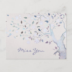 Fantasy Tree - Miss You Postcard