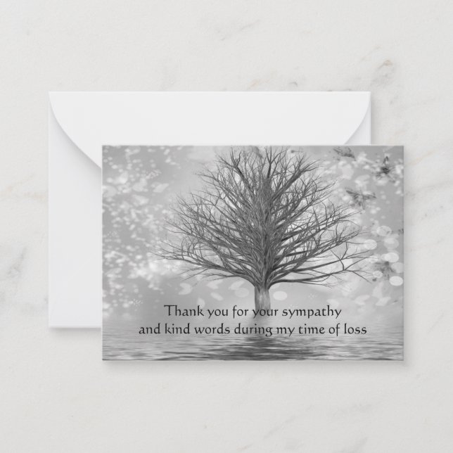 Fantasy Tree Thank You Card (Front)