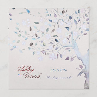 Fantasy Tree Wedding Invitation