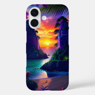 Fantasy Tropical Beach 5 iPhone 16 Case