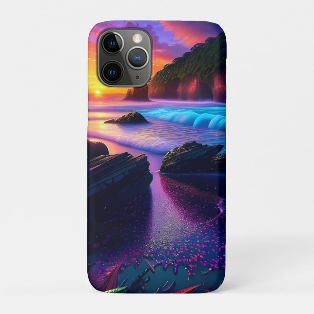 Fantasy Tropical Beach One Case-Mate iPhone Case (Back)