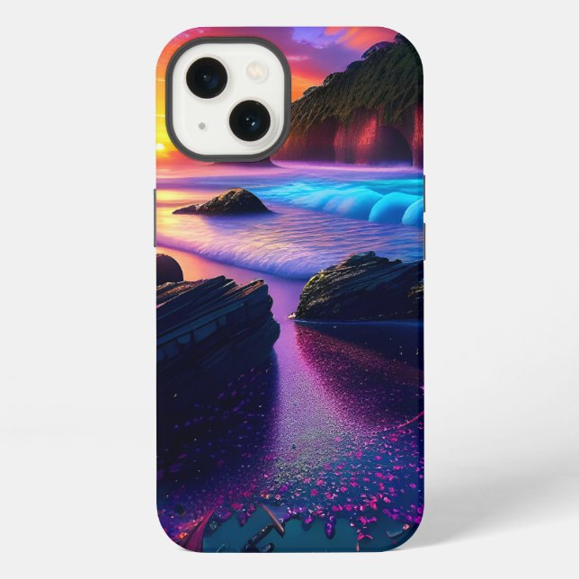 Fantasy Tropical Beach One iPhone Case (Back)