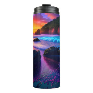 Fantasy Tropical Beach One Thermal Tumbler