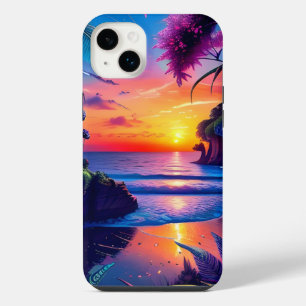 Fantasy Tropical Beach Two iPhone 14 Plus Case