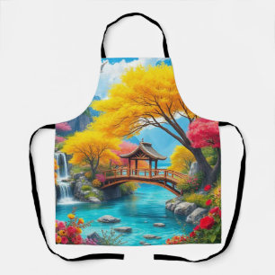Fantasy Turquoise River ” Apron