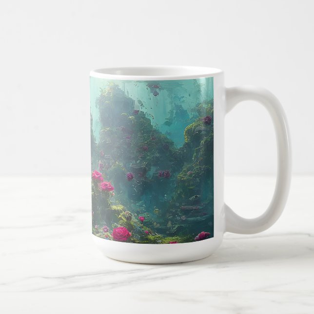 FANTASY Under Water - Mug, Cup (Right)