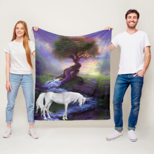 Fantasy Unicorn Magical Fleece Blanket Cosy Gift