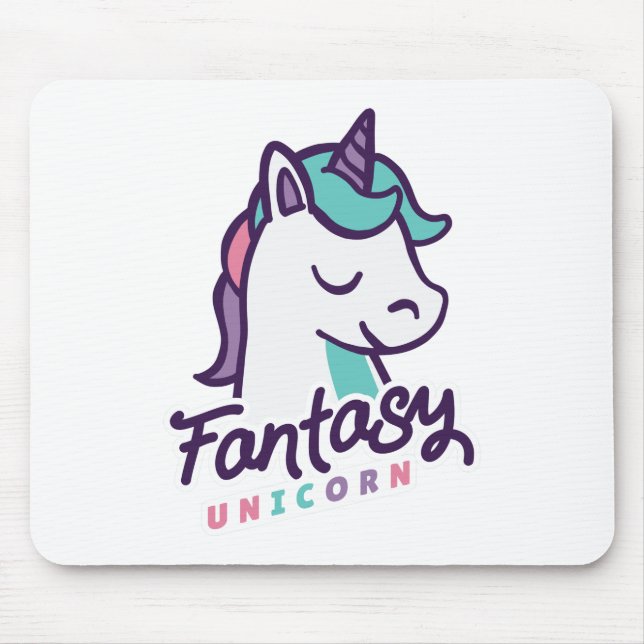 Fantasy Unicorn Mouse Pad (Front)