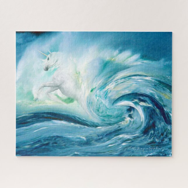 Fantasy Unicorn of the Sea Jigsaw Puzzle (Horizontal)