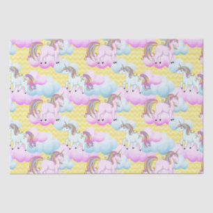 Fantasy unicorn pattern girls party tissue paper