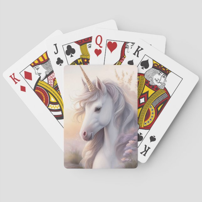 Fantasy Unicorn Playing Cards (Back)