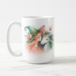 Fantasy Unicorn Witch Mystical Drinkware Magic Coffee Mug