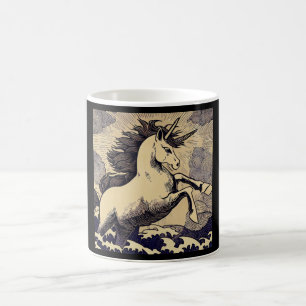 Fantasy Unicorn - Woodcut 1 Coffee Mug