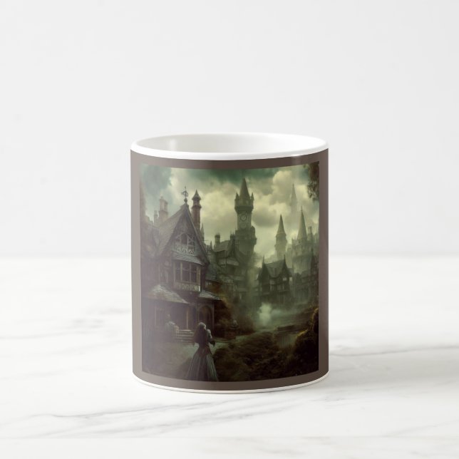 Fantasy Victorian England 3 Coffee Mug (Center)