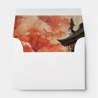 Fantasy vision in reds CG painting Envelope