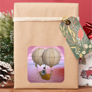 Fantasy Voyage Square Sticker