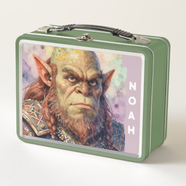 Fantasy Warrior: Dagar Metal Lunch Box (Front)