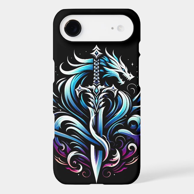 Fantasy Warrior Mystic Dragon Sword Flame (Back)