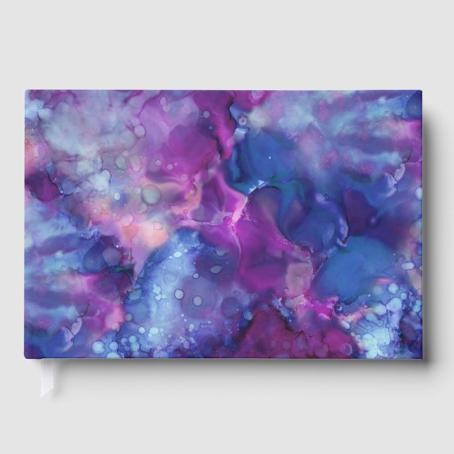 fantasy watercolor - deep space vibe : guest book (Front)