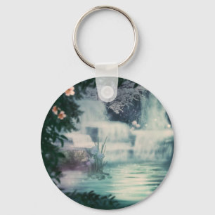 Fantasy Waterfall Cascade Key Ring