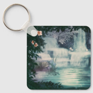 Fantasy Waterfall Cascade Key Ring