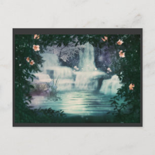 Fantasy Waterfall Cascade Postcard