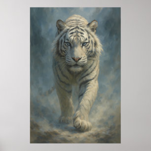 Fantasy White Tiger – Mystic Aura Series   ManJian Poster