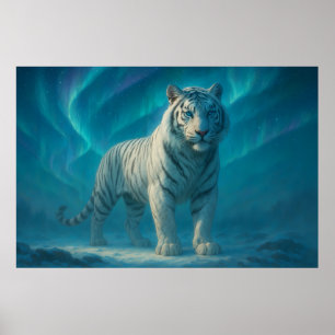 Fantasy White Tiger – Mystic Aura Series   ManJian Poster