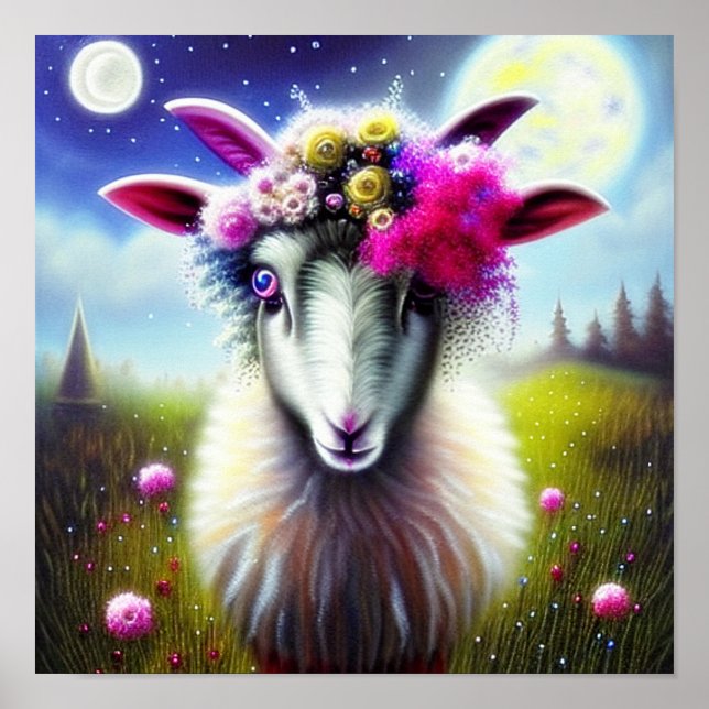 Fantasy wild goat   poster (Front)