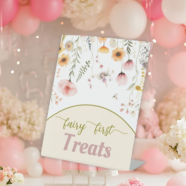 Fantasy wildflower fairy first Pedestal Sign (Creator Uploaded)