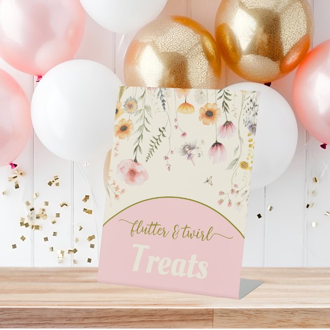 Fantasy wildflower fairy treats Pedestal Sign (Creator Uploaded)
