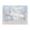 Fantasy Winter Unicorn And Foal Postcard